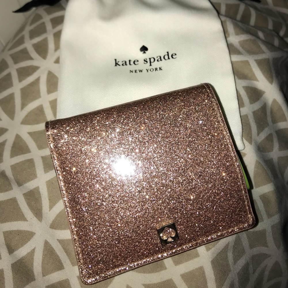 Pink Glitter Kate Spade Wallet